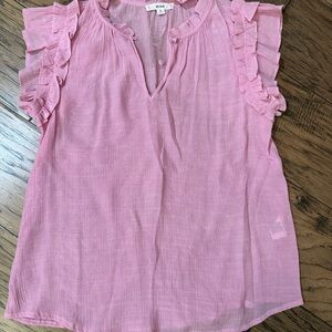 Mine Pink Ruffled Blouse